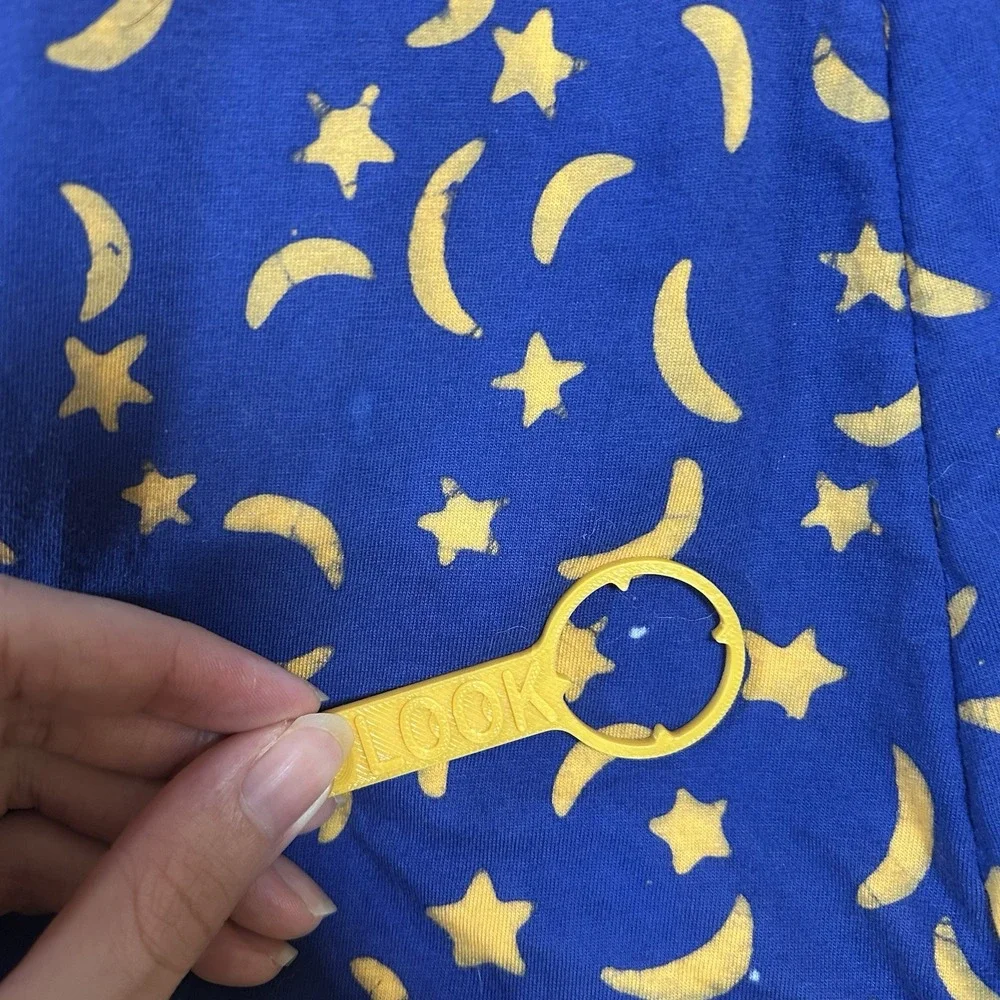 Star and Moon Bath Robes Lot of 2 One‎ Size Yellow Blue Galaxy Kids Sleepwear